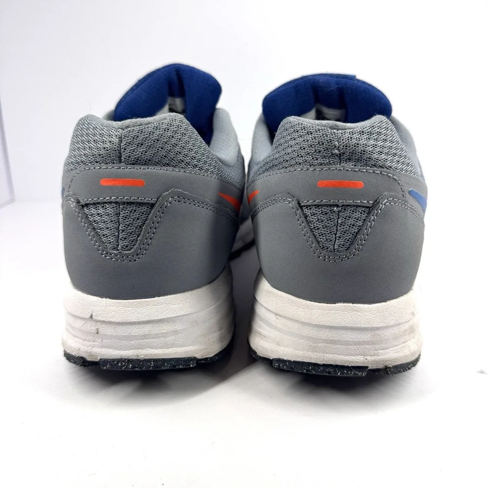 Nike Air Relentless 4 Mens Running Shoes Gray‎ Orange Blue Lace Up Size 15